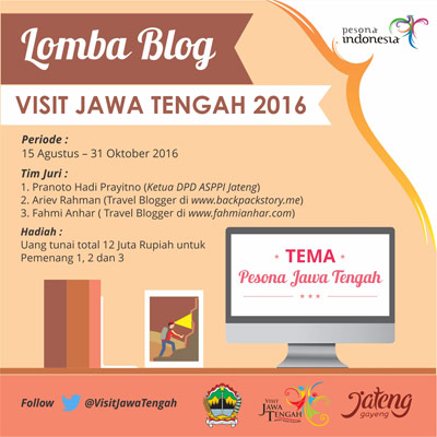 Lomba Blog Visit Jawa Tengah 2016 - Semarang