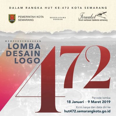Lomba Desain Logo HUT 472 Tahun Kota Semarang