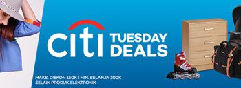 Diskon 15% Citi Tuesday Deals - Lazada