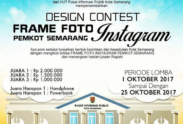 Design Contest Frame Foto Instagram Pemkot Semarang