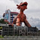 Warak Ngendhog di Taman Pandanaran Semarang